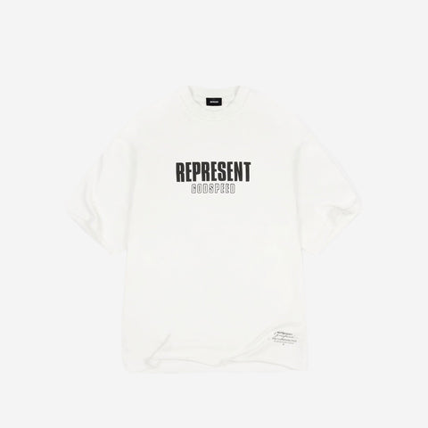 REPRESENT GODSPEED T-SHIRT WHITE