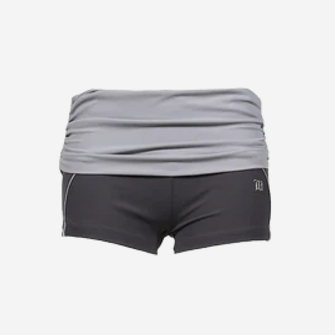 MISBH GRAY LYCRA WRAPPED SPORT SHORTS
