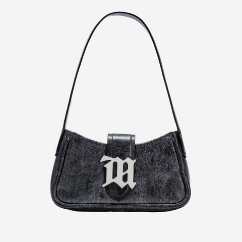 MISBHV GRAY LEATHER BAG