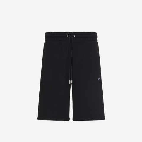 OFF-WHITE BANDANA JOGGER SHORTS BLACK