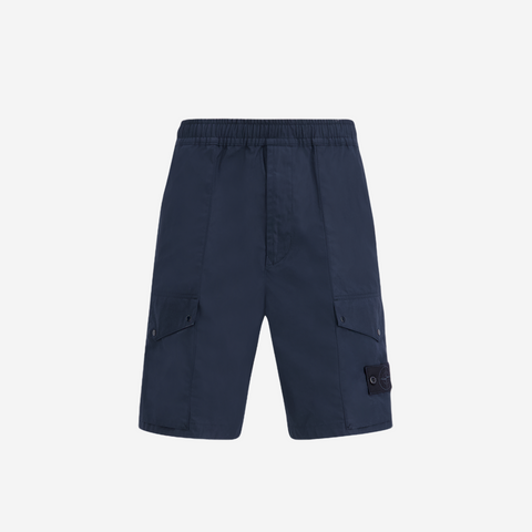 STONE ISLAND GHOST CARGO SHORTS NAVY