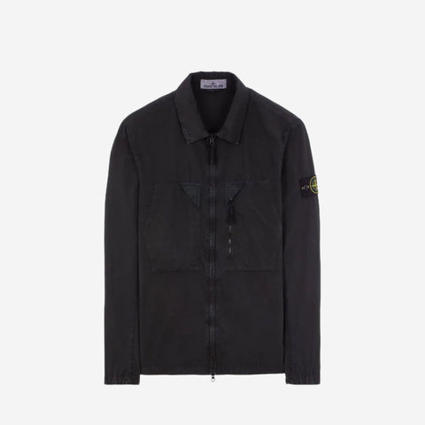 STONE ISLAND OLD EFFECT OVERSHIRT