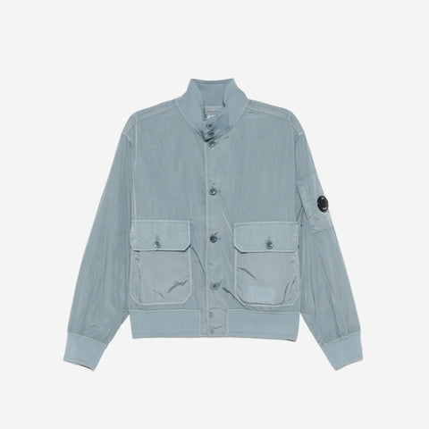 C.P. COMPANY Chrome-R Full Button Jacket BLUE