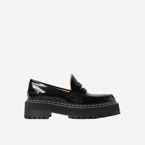 Proenza Schouler Black Leather loafers