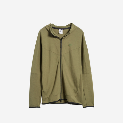 Nike Tech Fleece Lightweight Olive Zip Hoodie