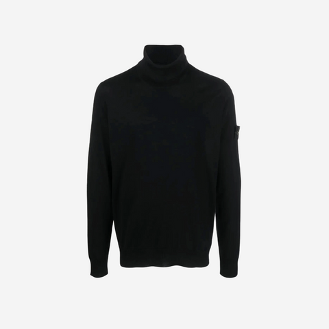 STONE ISLAND BLACK TURTLENECK