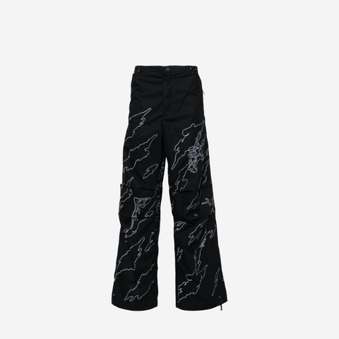MAHARISHI Black 5340 DPM Bonsai Sparse Snopants Trousers