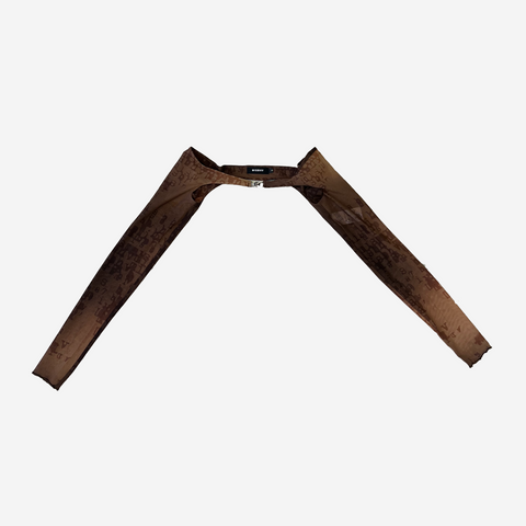 MISBHV MESH TYPEWRITER SHRUG