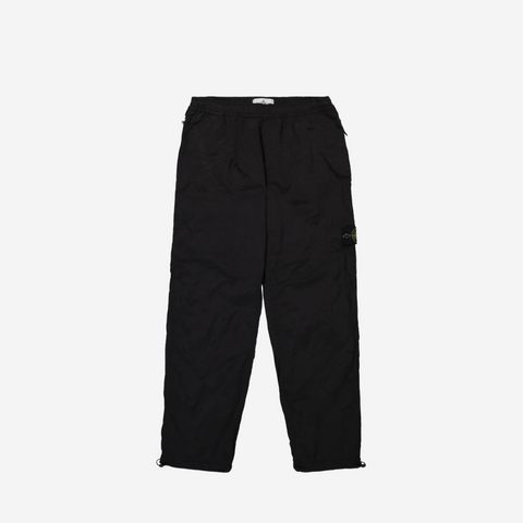 STONE ISLAND NYLON METAL TROUSERS BLACK