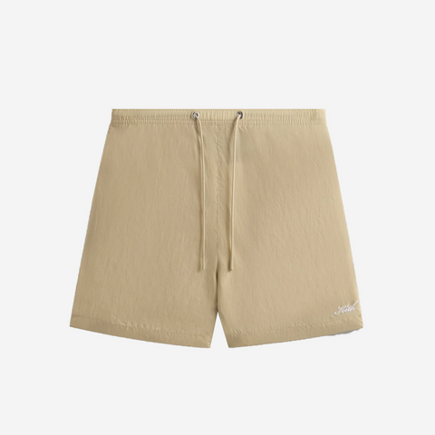 KITH GARMENT WASHED NYLON ACTIVE SWIM SHORT ARETE