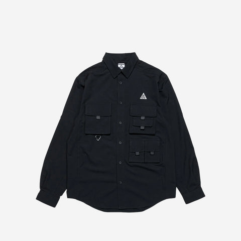 NIKE ACG DRI-FIT UV DEVASTATION TRAIL SHIRT BLACK