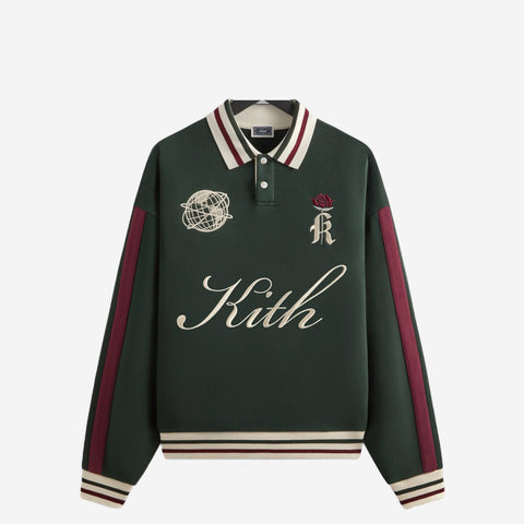 Kith Script Nelson Collared Pullover - Stadium