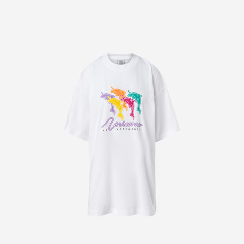VETEMENTS UNICORN WHITE T-SHIRT