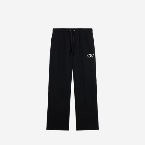 OFF White Sweatpant in BLACK-WHITE logo