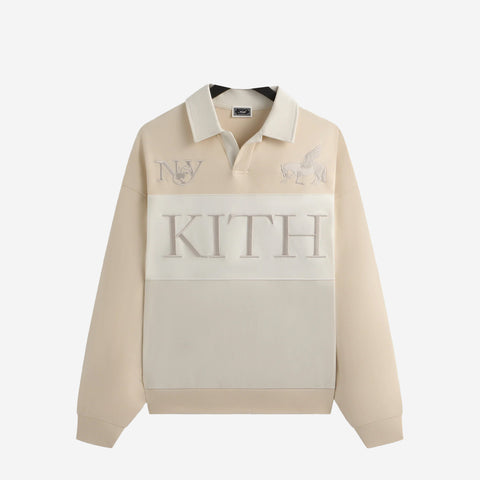 Kith Rugby Nelson Collared Pullover VEIL