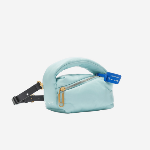OFF-WHITE PUMP POUCH 19 LIGHT BLUE