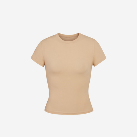SKIMS FITS EVERYBODY T-SHIRT CLAY
