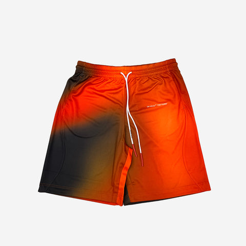 OFF-WHITE TRACK SHORT RED
