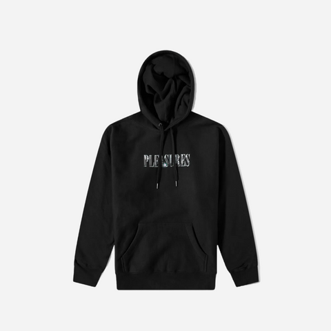PLEASURES ICY PLAYBOY HOODY BLACK