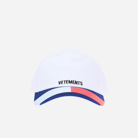 Vetements X Tommy Hilfiger White Baseball Cap