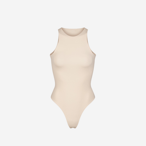 SKIMS FITS EVERYBODY HIGH NECK BODYSUIT SAND