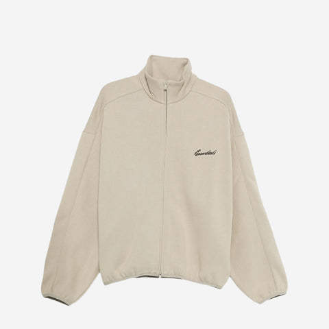 Fear Of God Essentials Modern Fit Fleece Track Jacket Abbey Stone