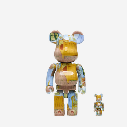 Medicom Toy BEARBRICK Van Gogh Museum Van Gogh The Bedroom 100% & 400% Set