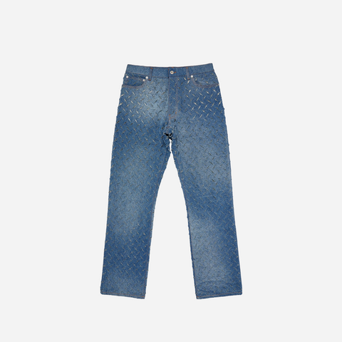 HERON PRESTON All-Over Razor Cut Straight Jeans