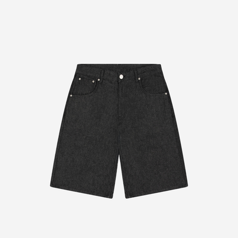Derschutze "Aziza" Black Raw Shorts 02