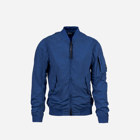 CP COMPANY Nycra Bomber Jacket In Blue