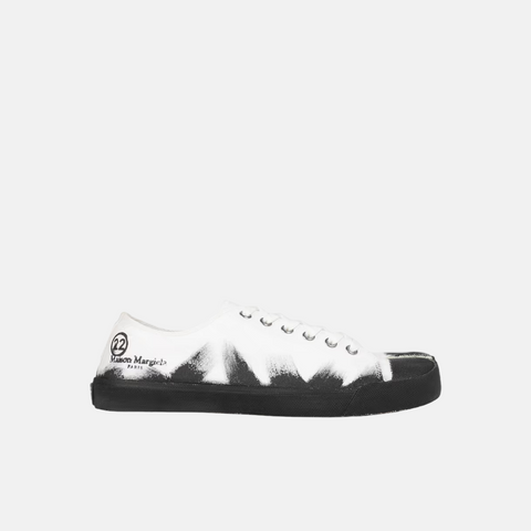 MAISON MARGIELA Tabi split-toe painted canvas sneakers