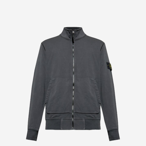 STONE ISLAND FULL ZIP SWEATSHIRT CHARCOAL