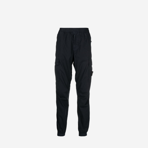 STONE ISLAND TELA CARGO PANTS NAVY
