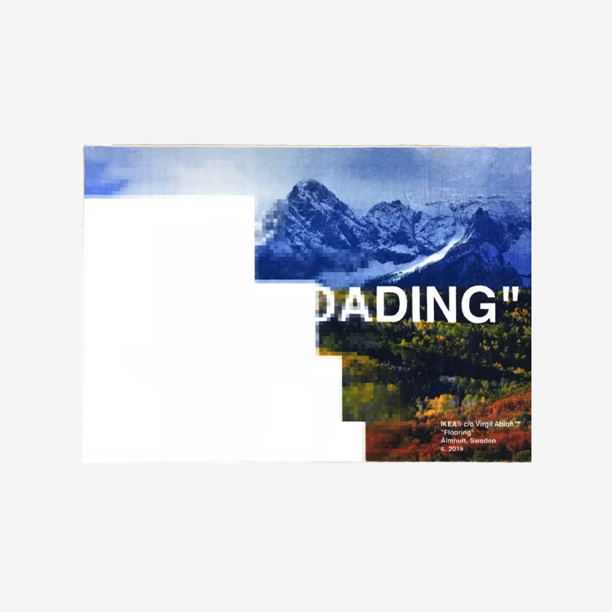 IKEA × Virgil Abloh STILL LOADING ラグマット Килим VIRGIL ABLOH X IKEA 
