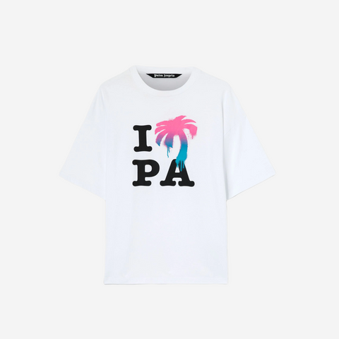 PALM ANGELS I LOVE PA T-SHIRT WHITE