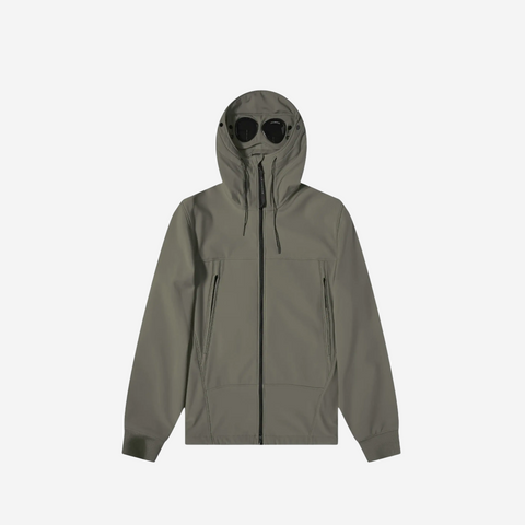 CP Company Men's Shell-R Goggle Jacket Thyme