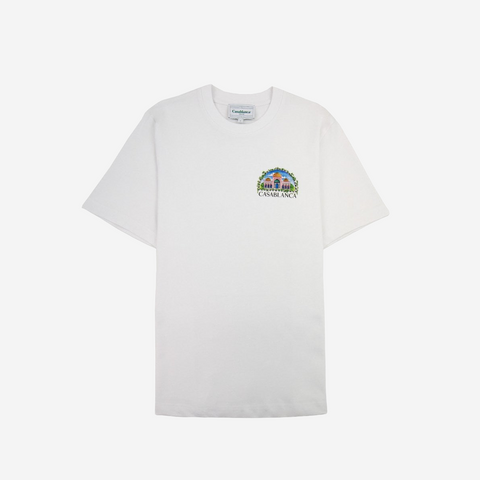 CASABLANCA VUE DE DAMAS T-SHIRT WHITE