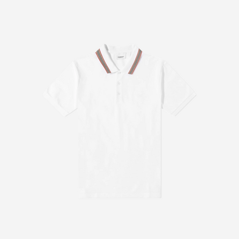 BURBERRY EKD WHITE POLO