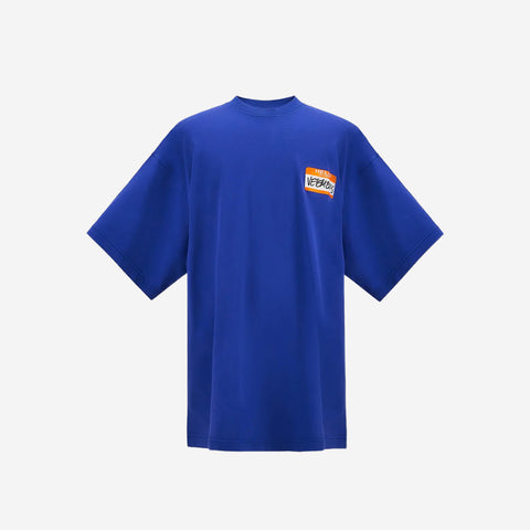 VETEMENTS MY NAME IS BLUE T-SHIRT