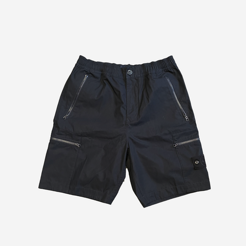 STONE ISLAND GHOST NAVY SHORTS