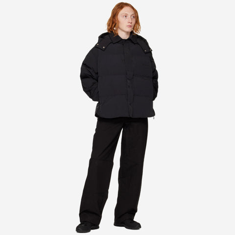 JACQUEMUS BLACK LE PAPIER DOWN JACKET