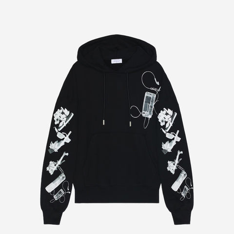 Off-White Scan Over Hoodie 'Black'