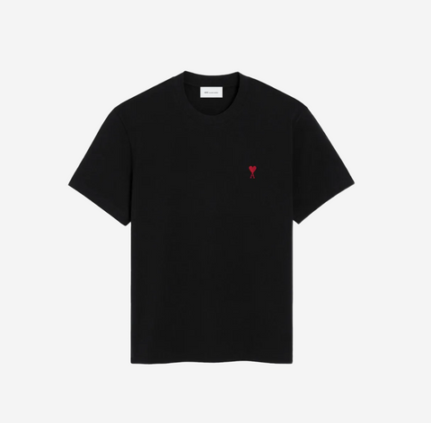 AMI PARIS Ami De Coeur T-shirt Black