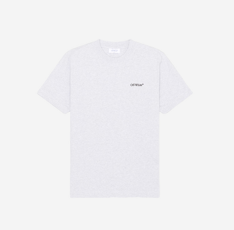 Off White Windy Arrow Cotton Short Sleeve T-Shirt