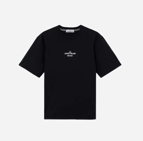 STONE ISLAND ARCHIVIO PRINT T-SHIRT BLACK
