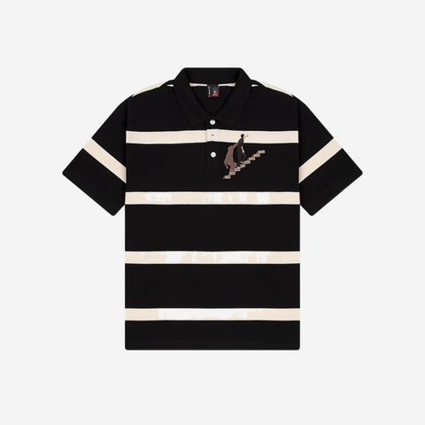 DERSCHUTZE "on air" striped Polo T-Shirt