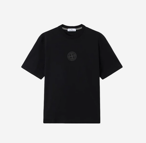 STONE ISLAND COMPASS BLACK T-SHIRT