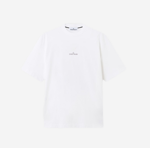 STONE ISLAND SS26 PRINTED T-SHIRT WHITE