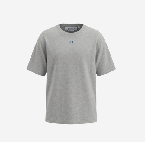 Off-White Flock Dripping Arrow T-Shirt Grey
