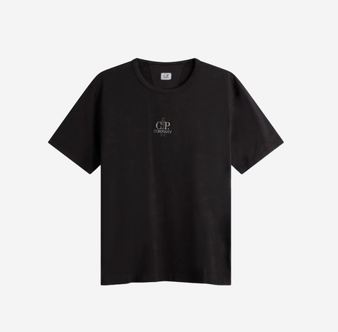 C.P. Company Embroidered Sailor 1020 T-Shirt Black